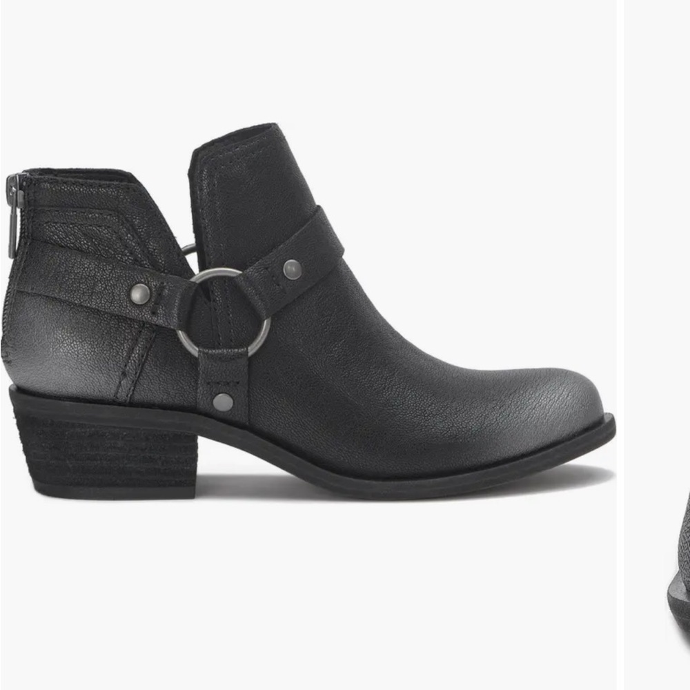 Lucky Brand Black Ankle Booties